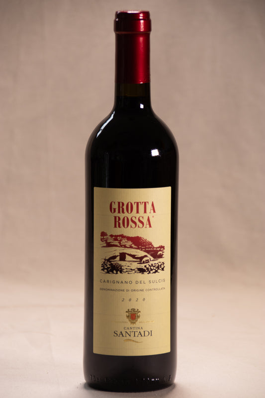 Grotta Rossa Carignano Rood 2020 (per 6); Flesprijs € 14,50