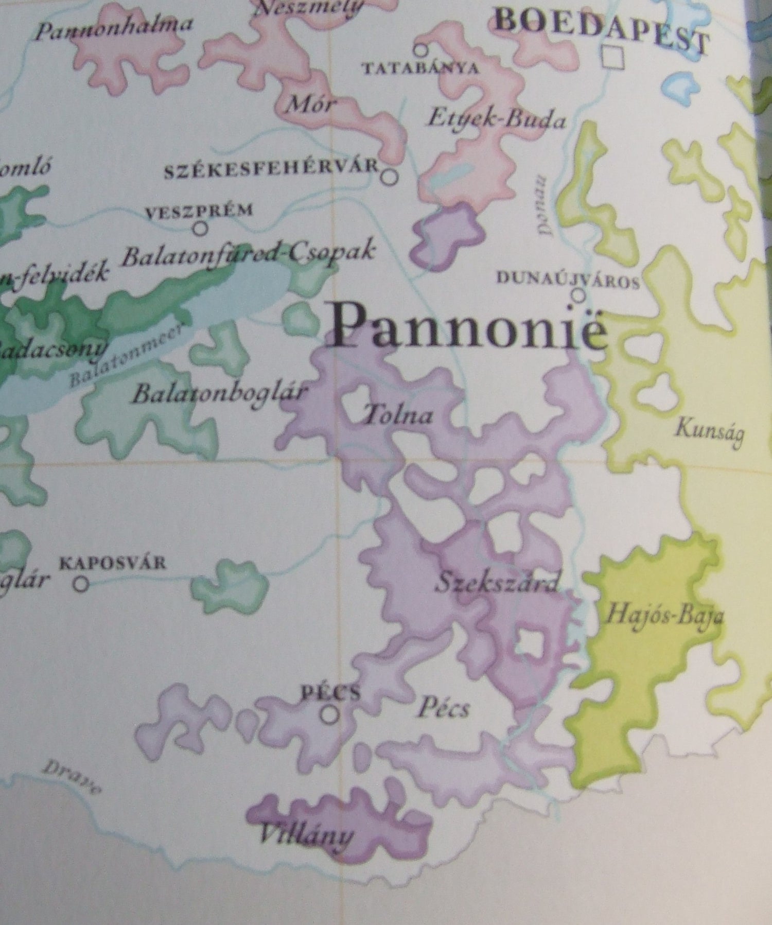 Pannonie map
