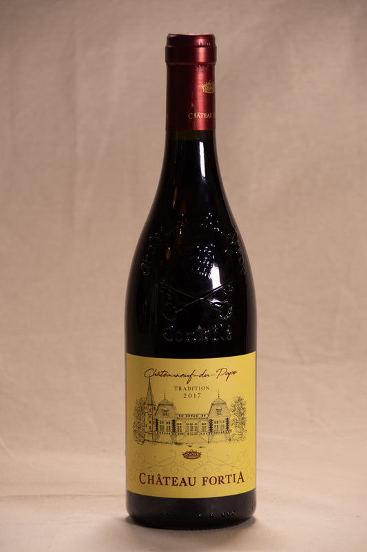 Château Fortia, Tradition 2017 rot (Alk. 15,5%) (pro 6) Flaschenpreis 32,50 €