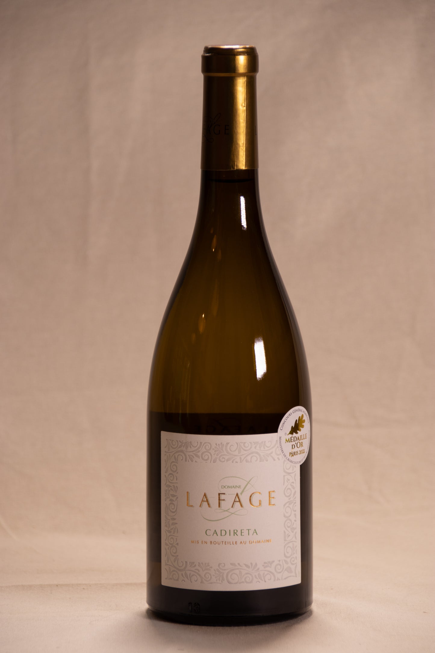 Domaine Lafage „Cadireta“ 2021 Médaille dÓr im Jahr 2022 weiß (pro 6); Flaschenpreis 17,25 €